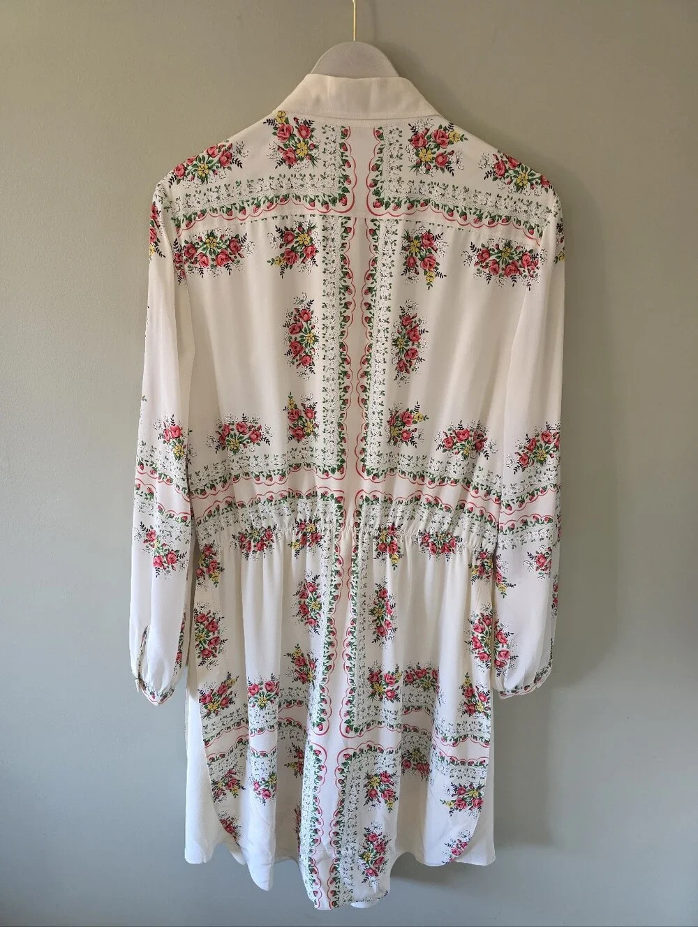 NWT Tory Burch 10 Quiet Luxury Cottagecore Dainty Romantic Cora Silk Dress